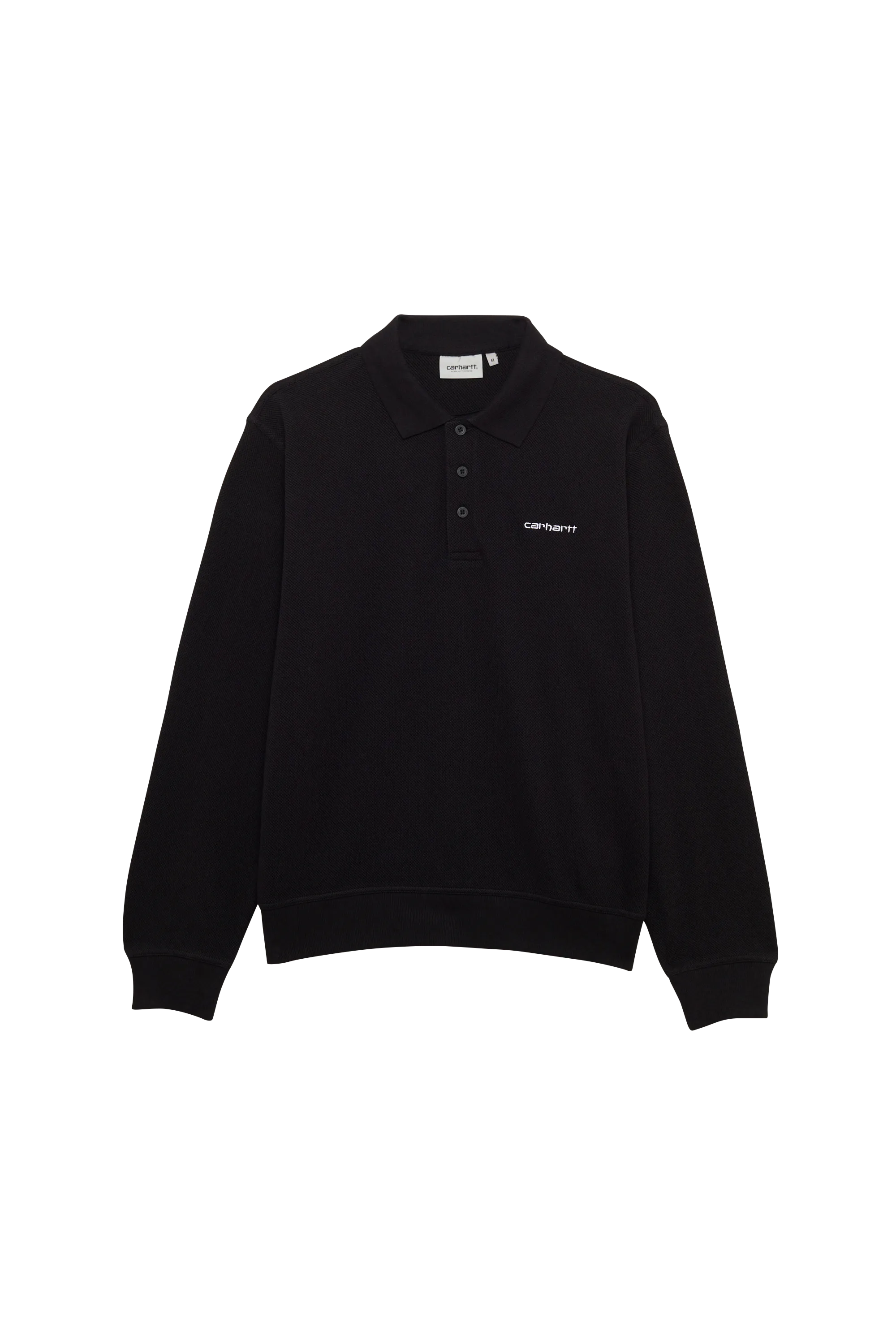 CARHARTT WIP Polo L/S Vance Rugby Shirt Noir