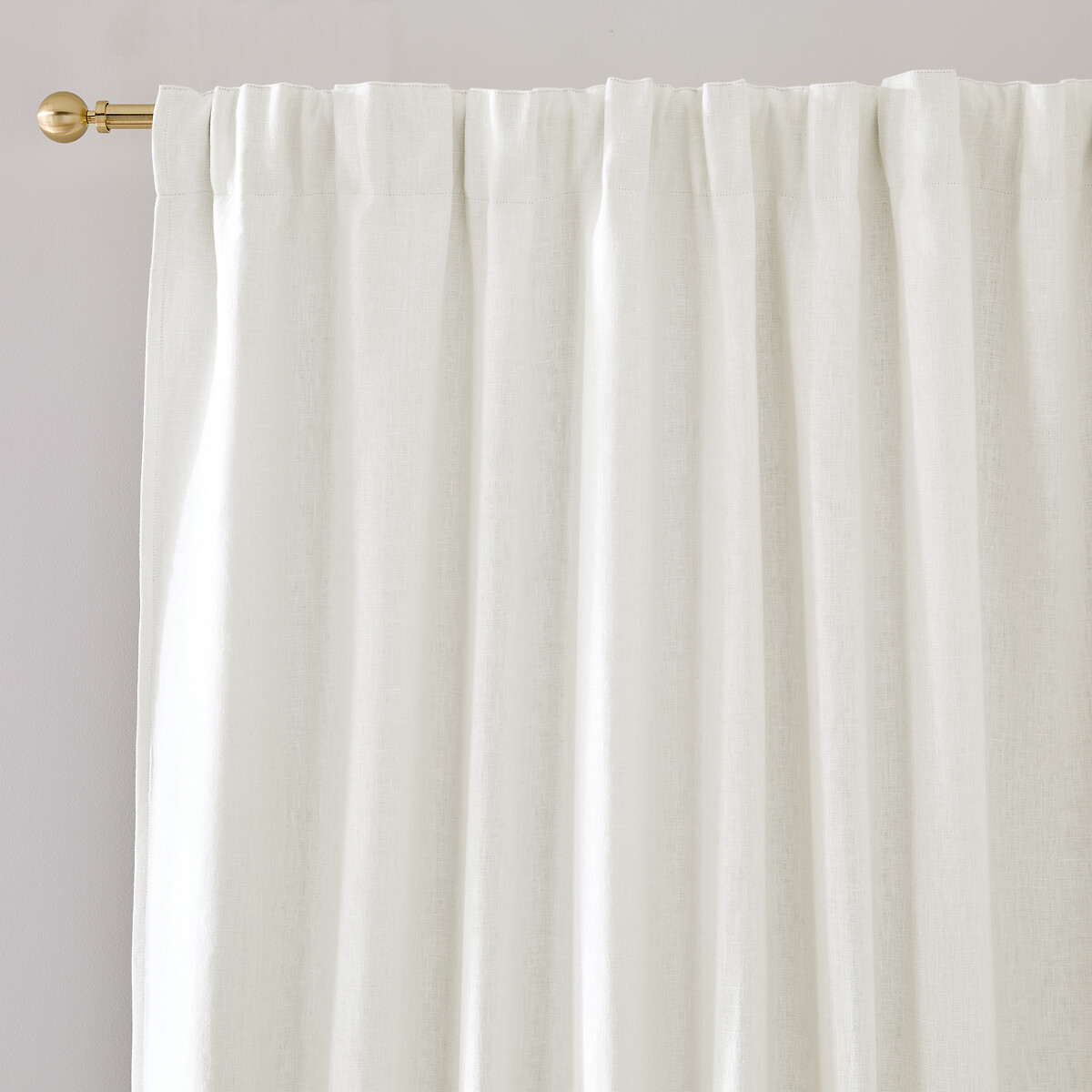 LA REDOUTE INTERIEURS<br>Cortina blackout plissada de linho Elba