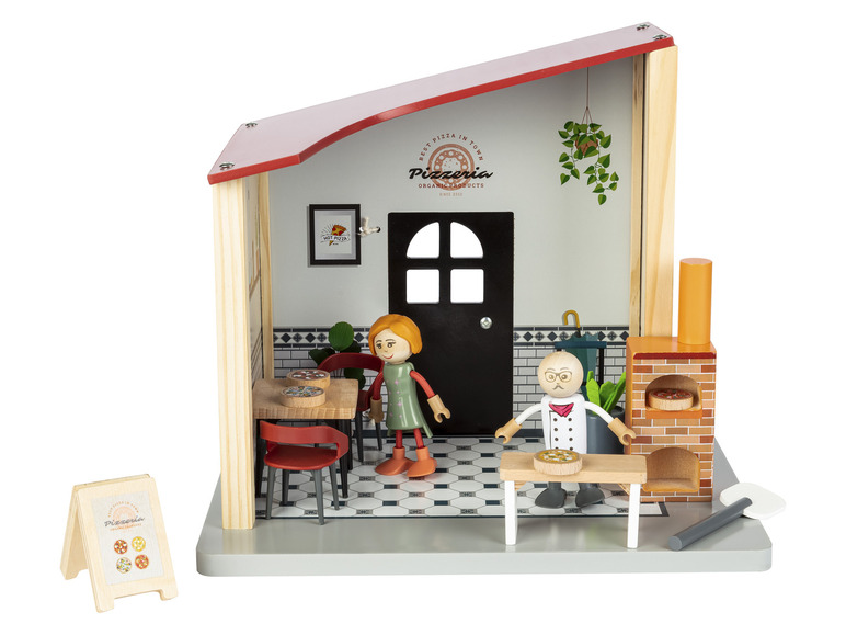 Houten poppenhuis