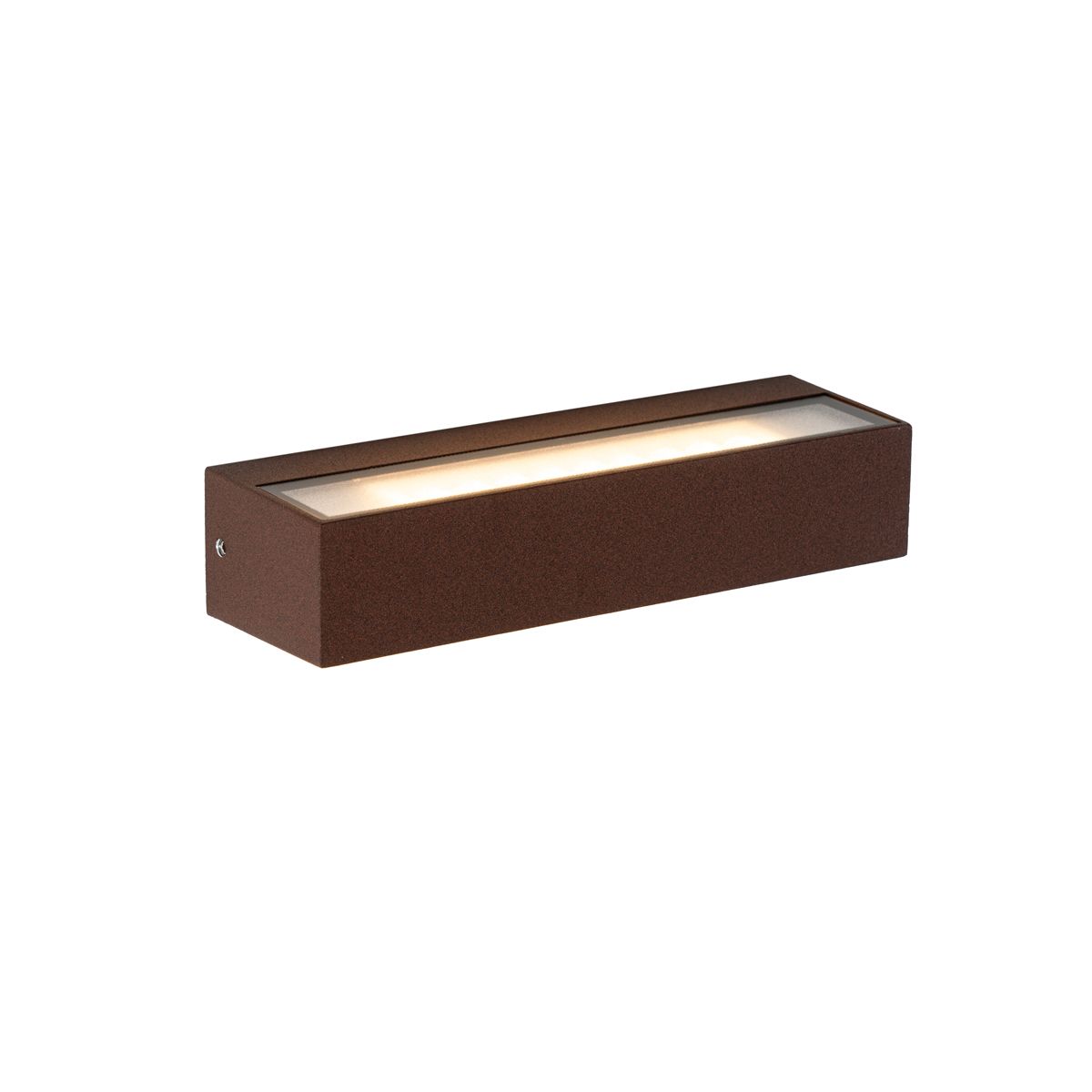 Industriële wandlamp roestbruin incl. LED IP65 - Steph