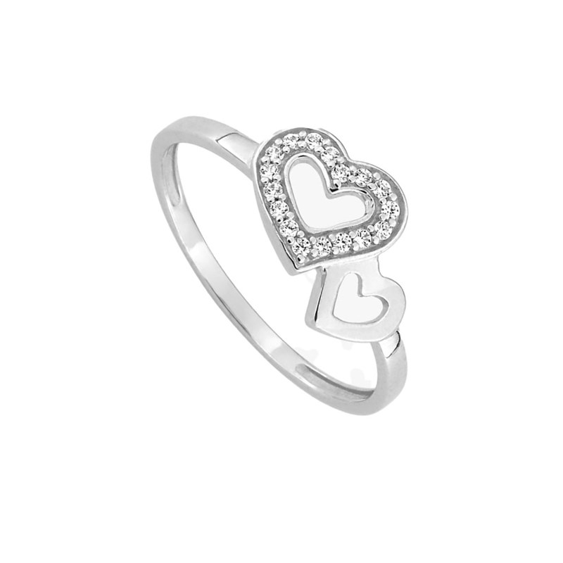 Bague Femme - Oxyde de zirconium - Or 9 Carats