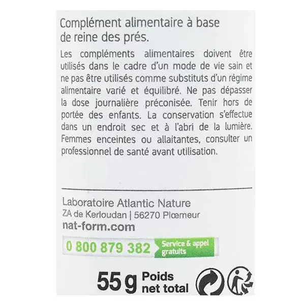 Nat & Form Original Meadowsweet 200 cápsulas