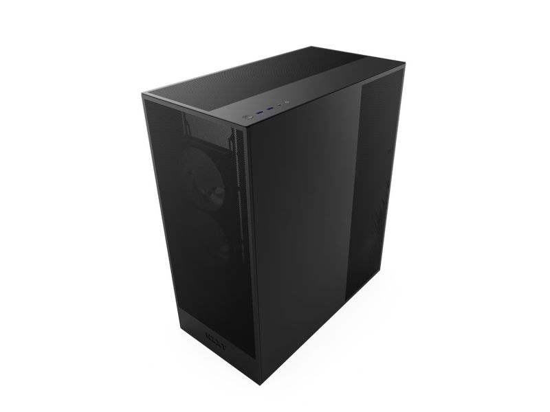 NZXT PC-Gehäuse H7 Flow Schwarz Mid-Tower-Gehäuse mit Seitenfenster