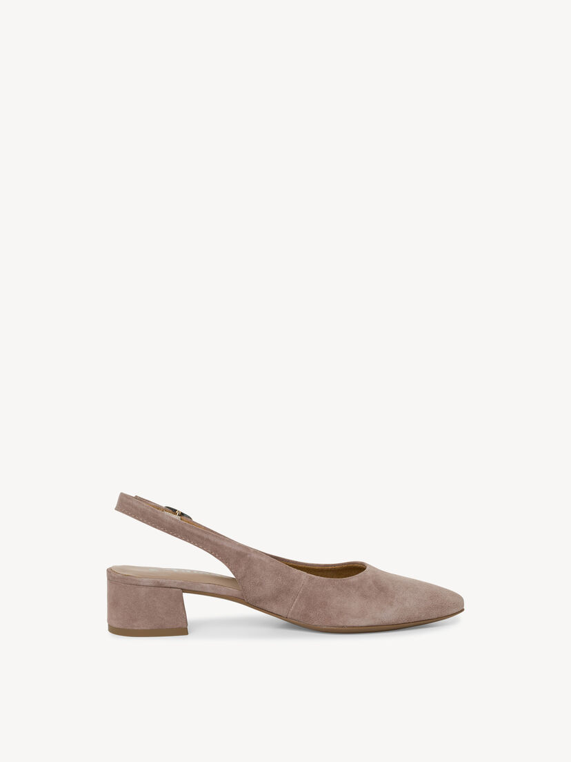 Leren Slingpumps - beige