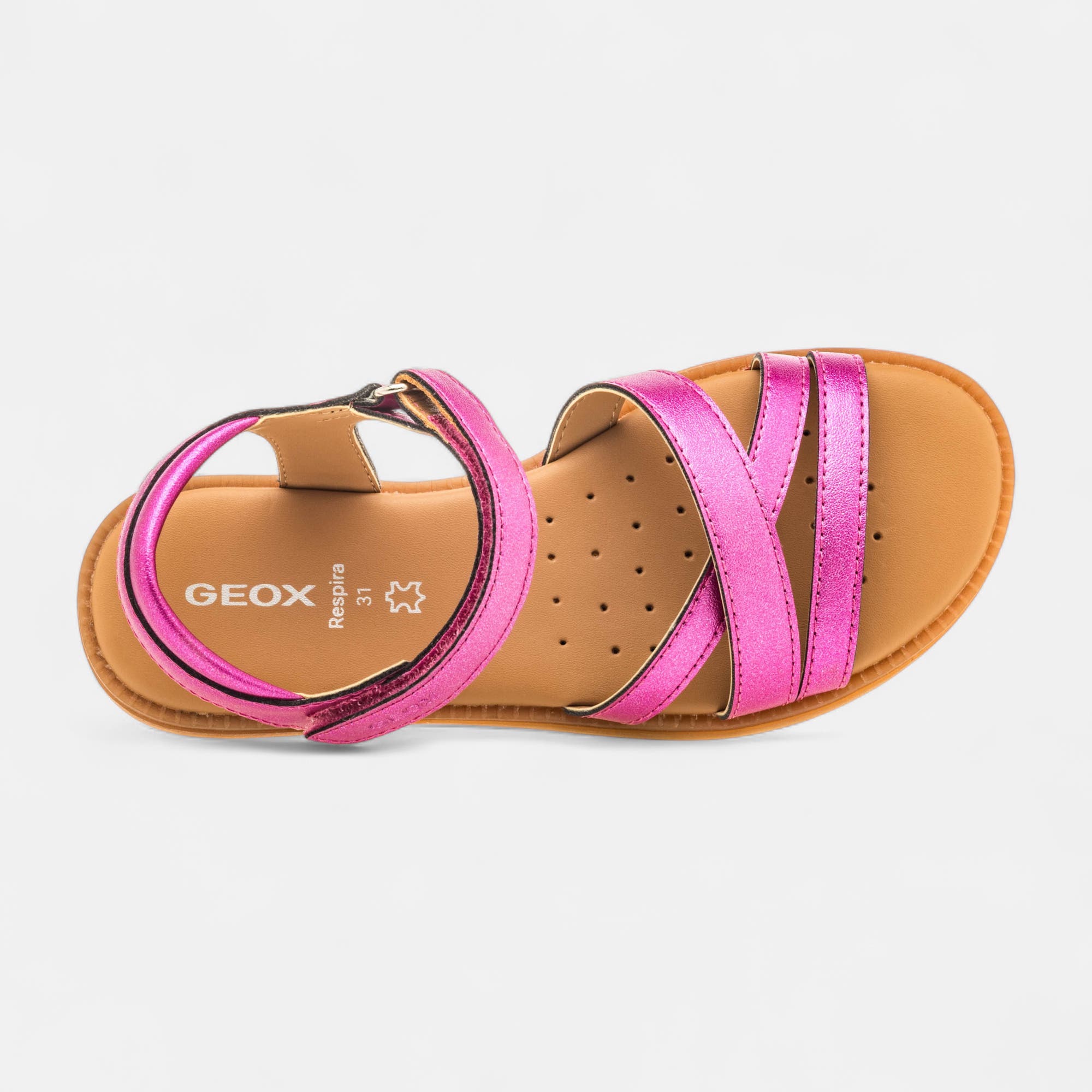 Nu-pieds Fille rose