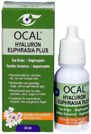 Ocal Hyaluron Euphrasia Plus Gouttes Oculaires 10ml