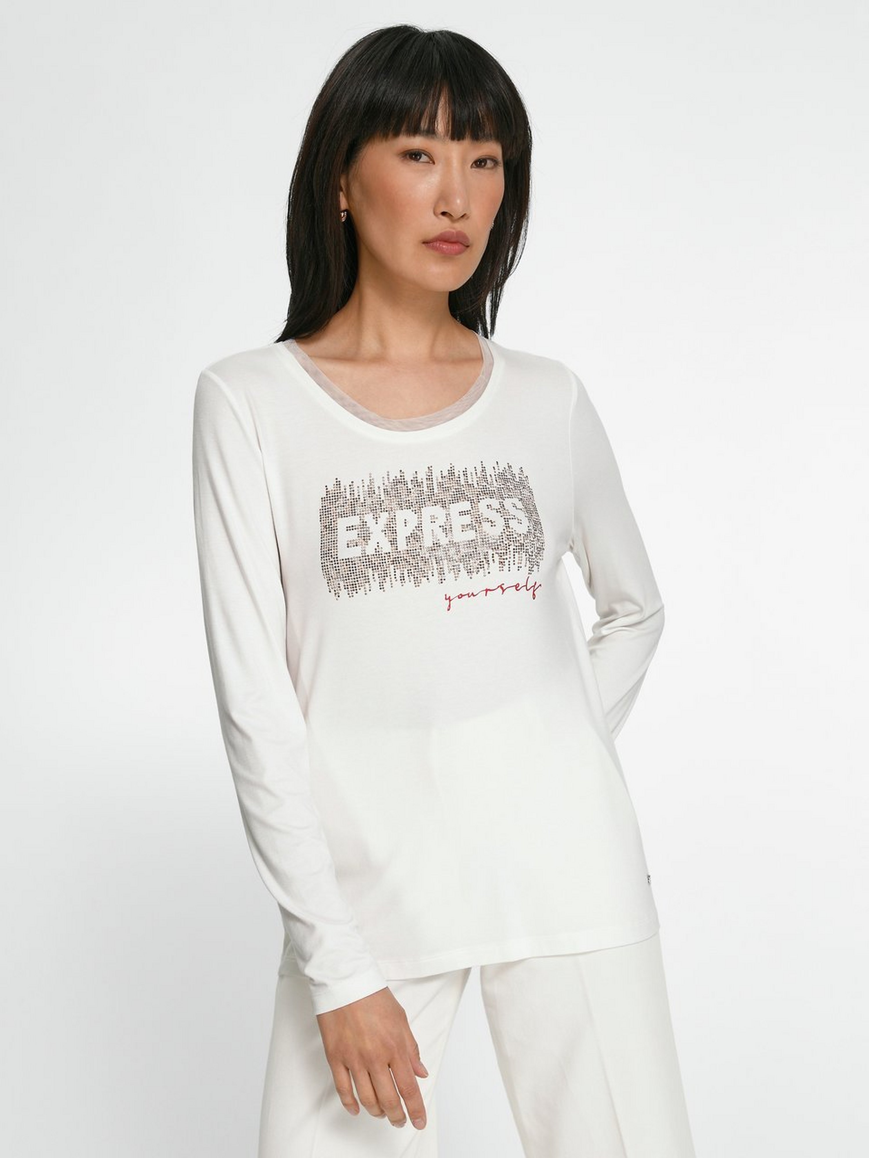 Rundhals-Shirt