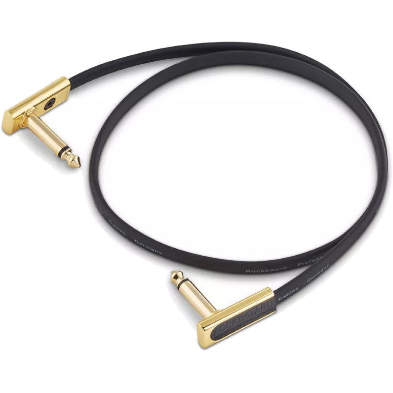 RockBoard Gold Series Flat Patch Cable zwart 60 cm