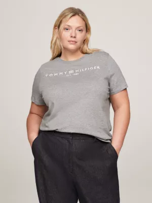 Camiseta Curve com gola redonda