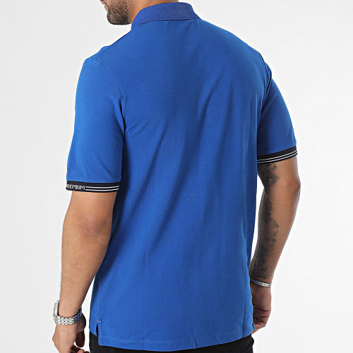 Polo Manches Courtes Rubber Bleu Roi