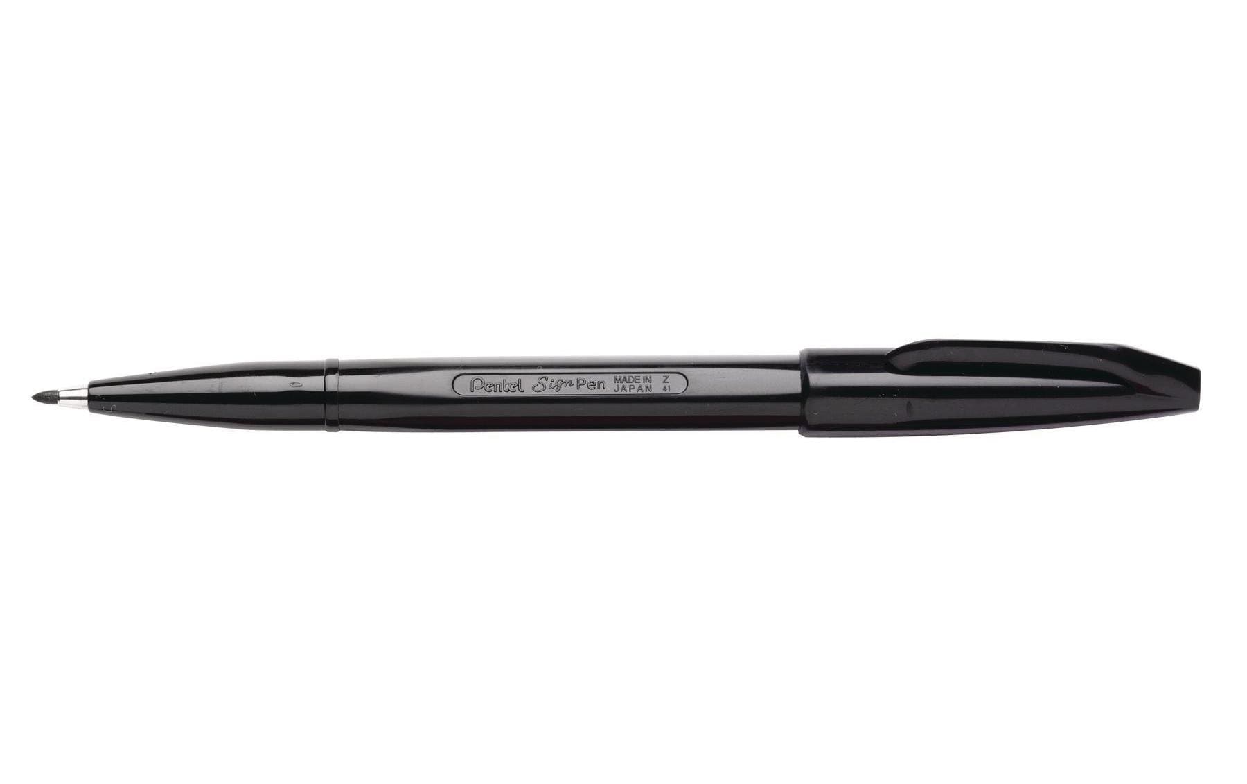 Filzstift Sign Pen S520 1.0 mm, SchwarzFaserschreiber zum Skizzieren, Zeichnen, Schreiben und Illustrieren