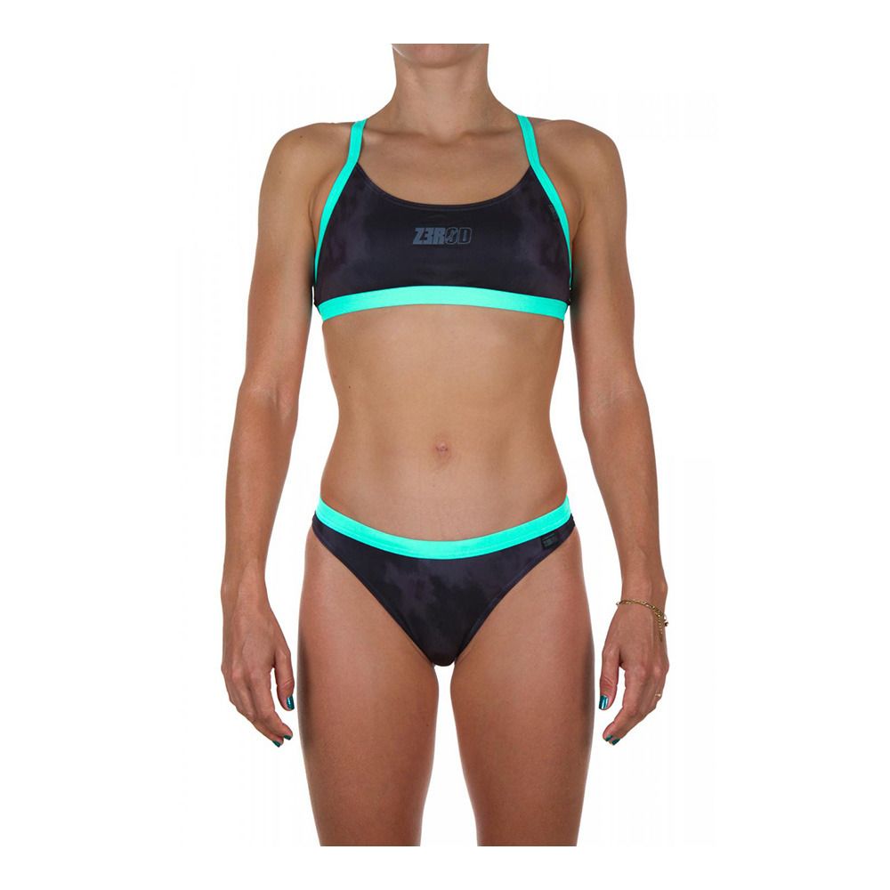 Z3rod SWIMSUIT - Haut de maillot de bain Femme dark shadows tie & dye