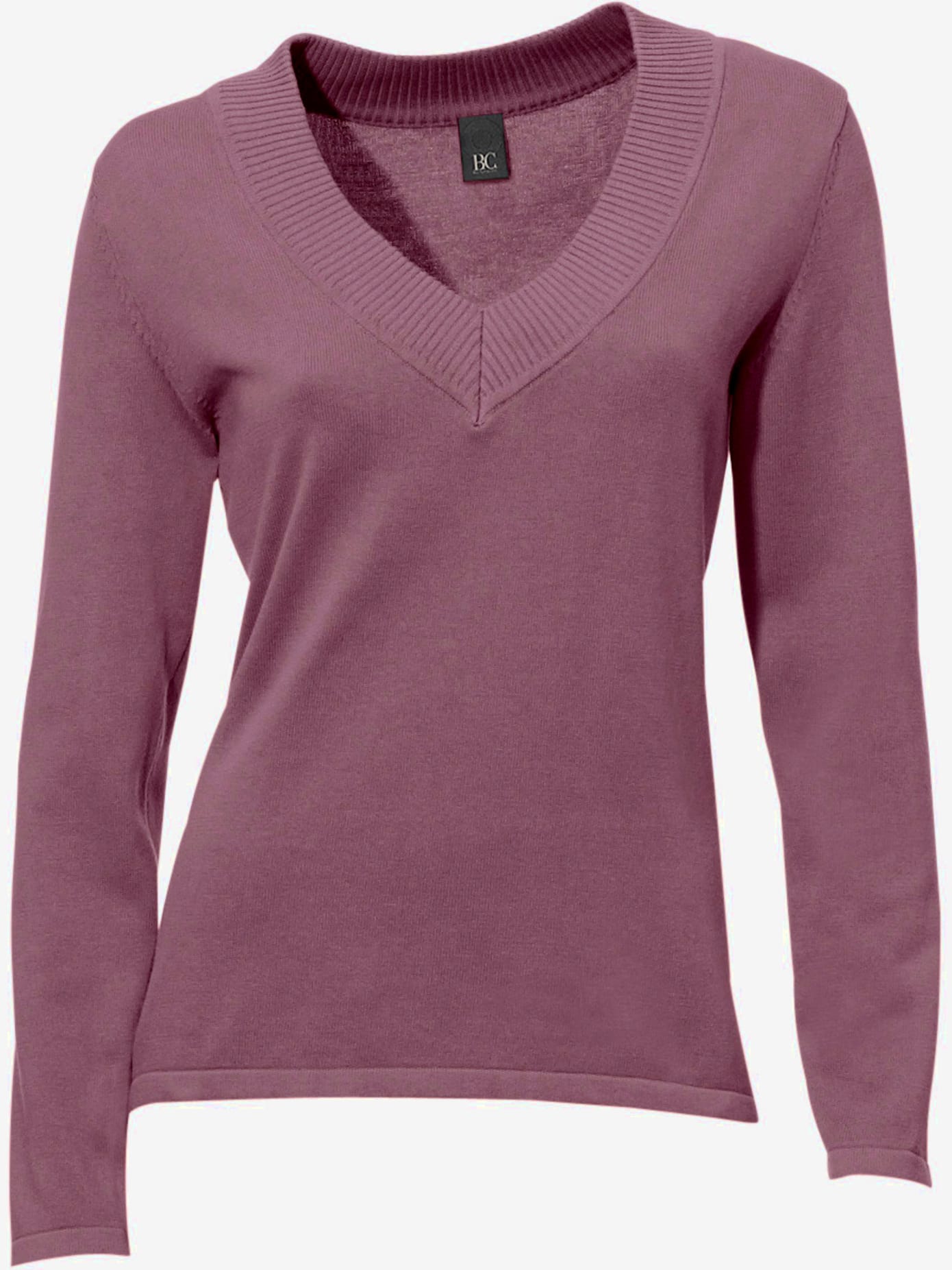 Joli pull basique à encolure en v
