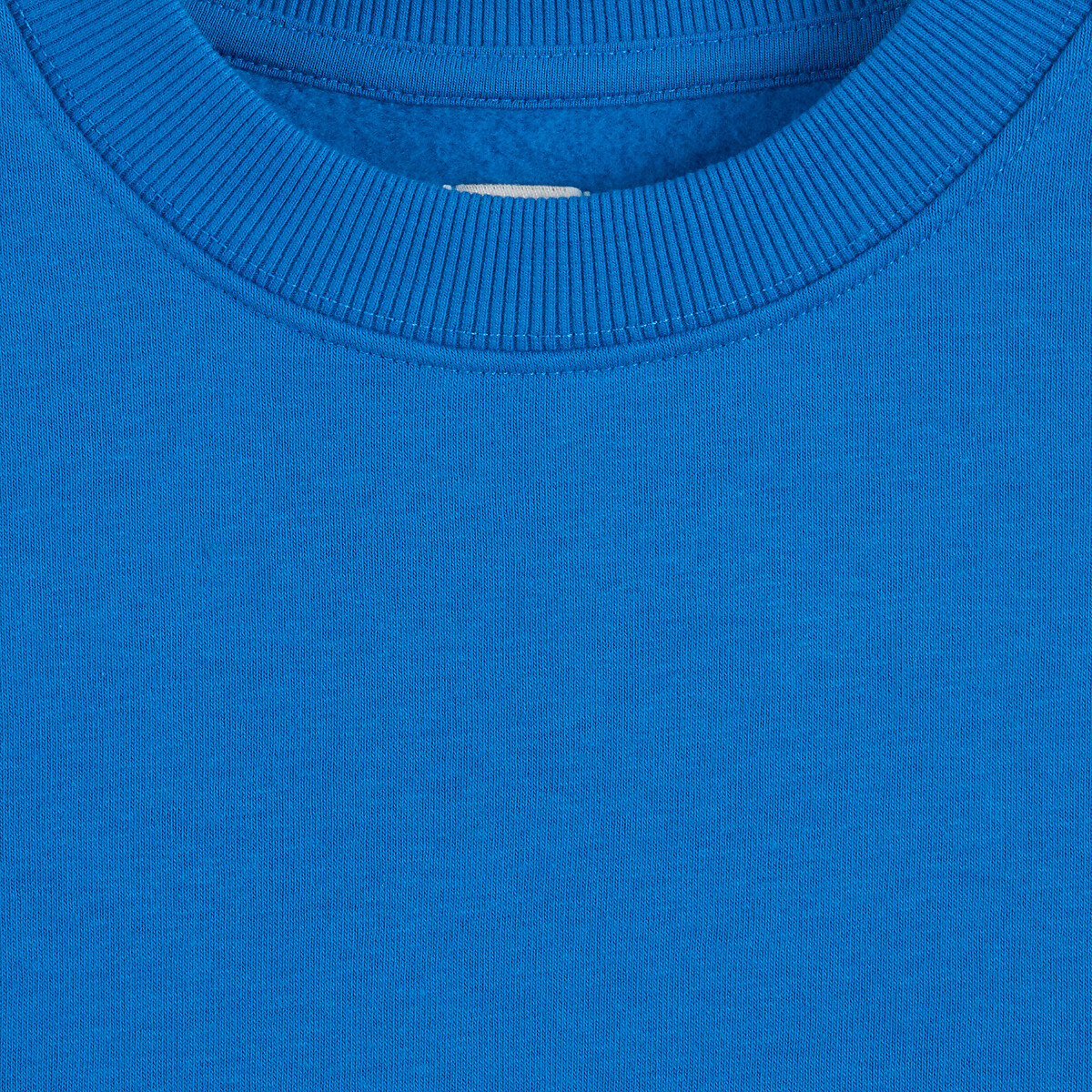 COLEÇÕES LA REDOUTE<br>Moletom de gola redonda achatado