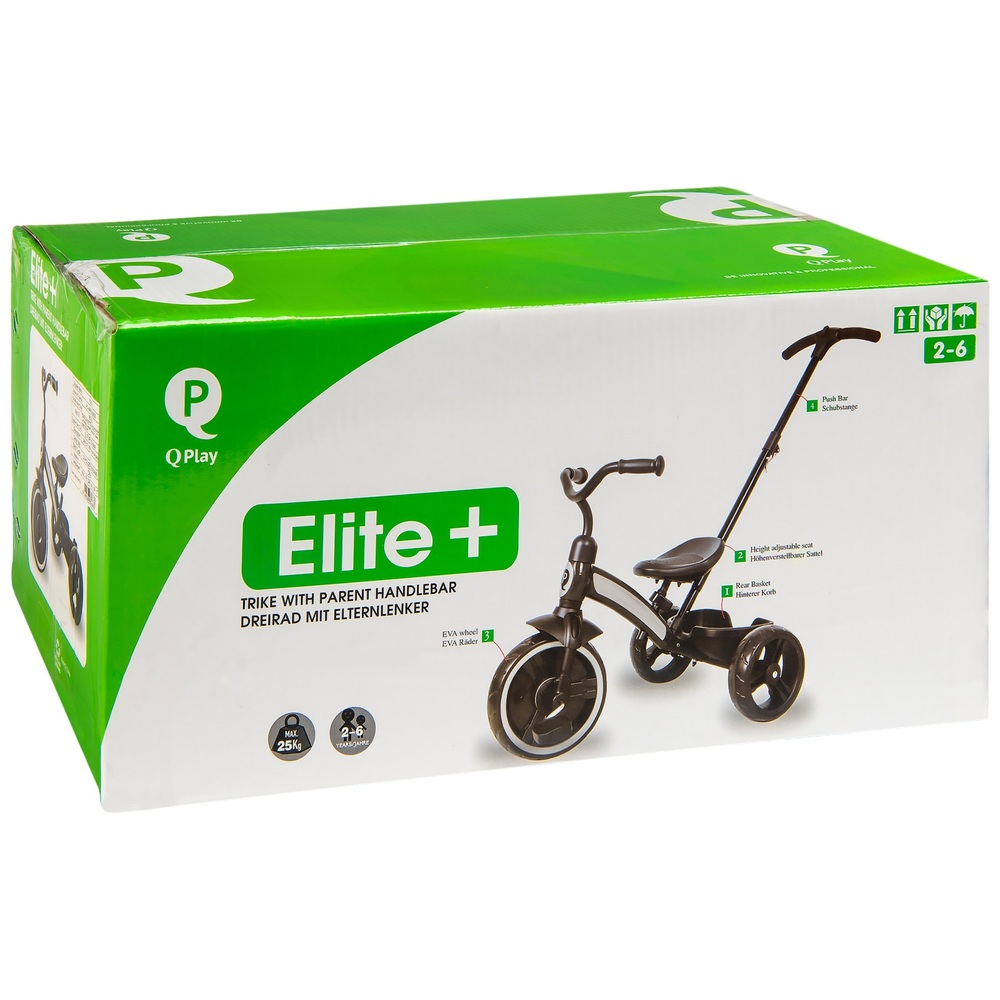 Play Elite Dreirad mit Schiebestange