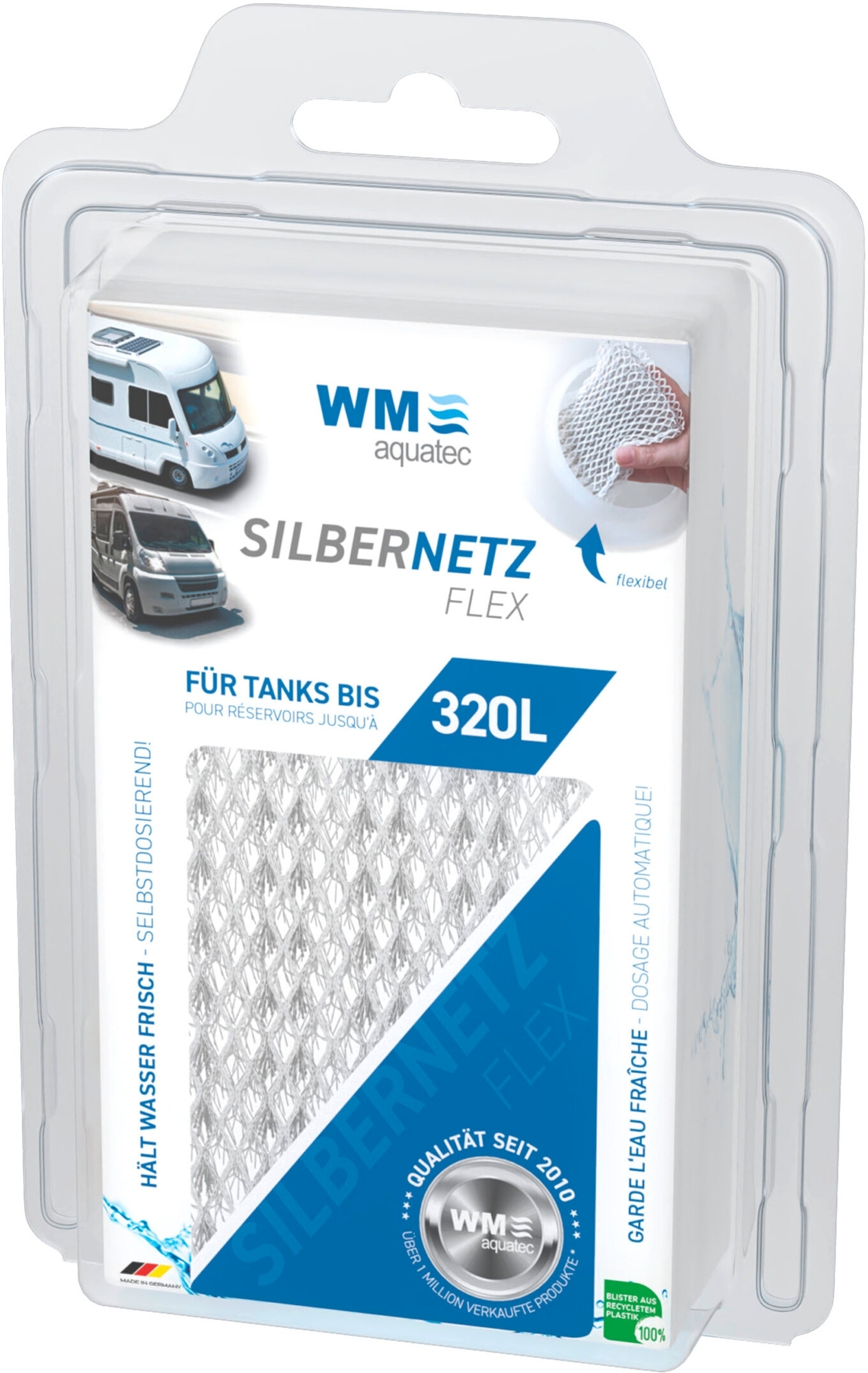 WM Aquatec Silbernetz flex Wasserkonservierung bis 320 Liter Tankgröße