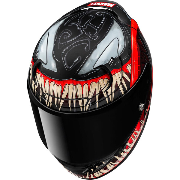 HJC - Casque RPHA 12 Venom 3 MC1SF / Noir / Rouge / Mat