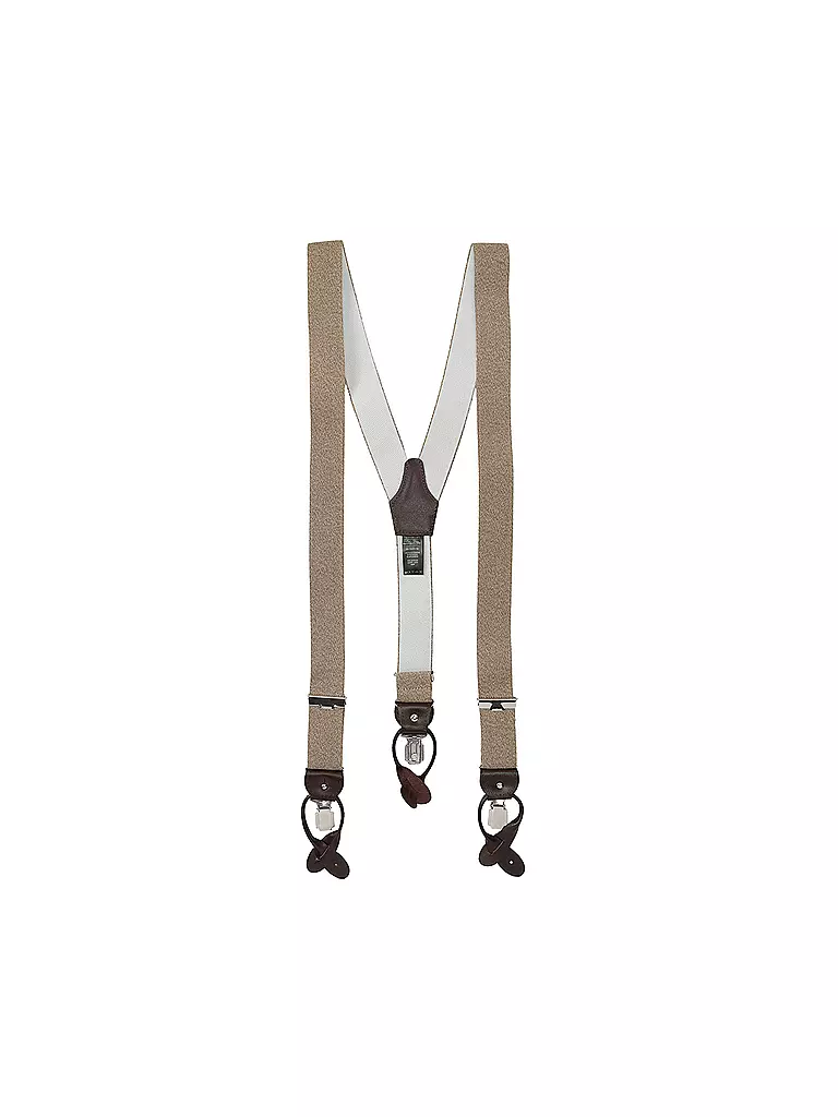 PROFUOMO Hosenträger beige