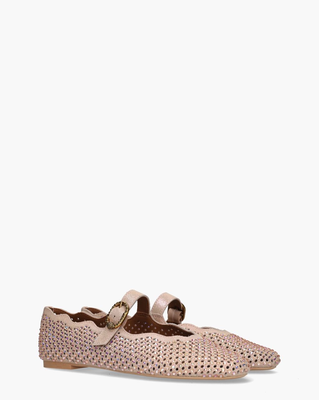 Kurt Geiger Wavy Mayfair Ballet Flat Oudroze Damesballerina's