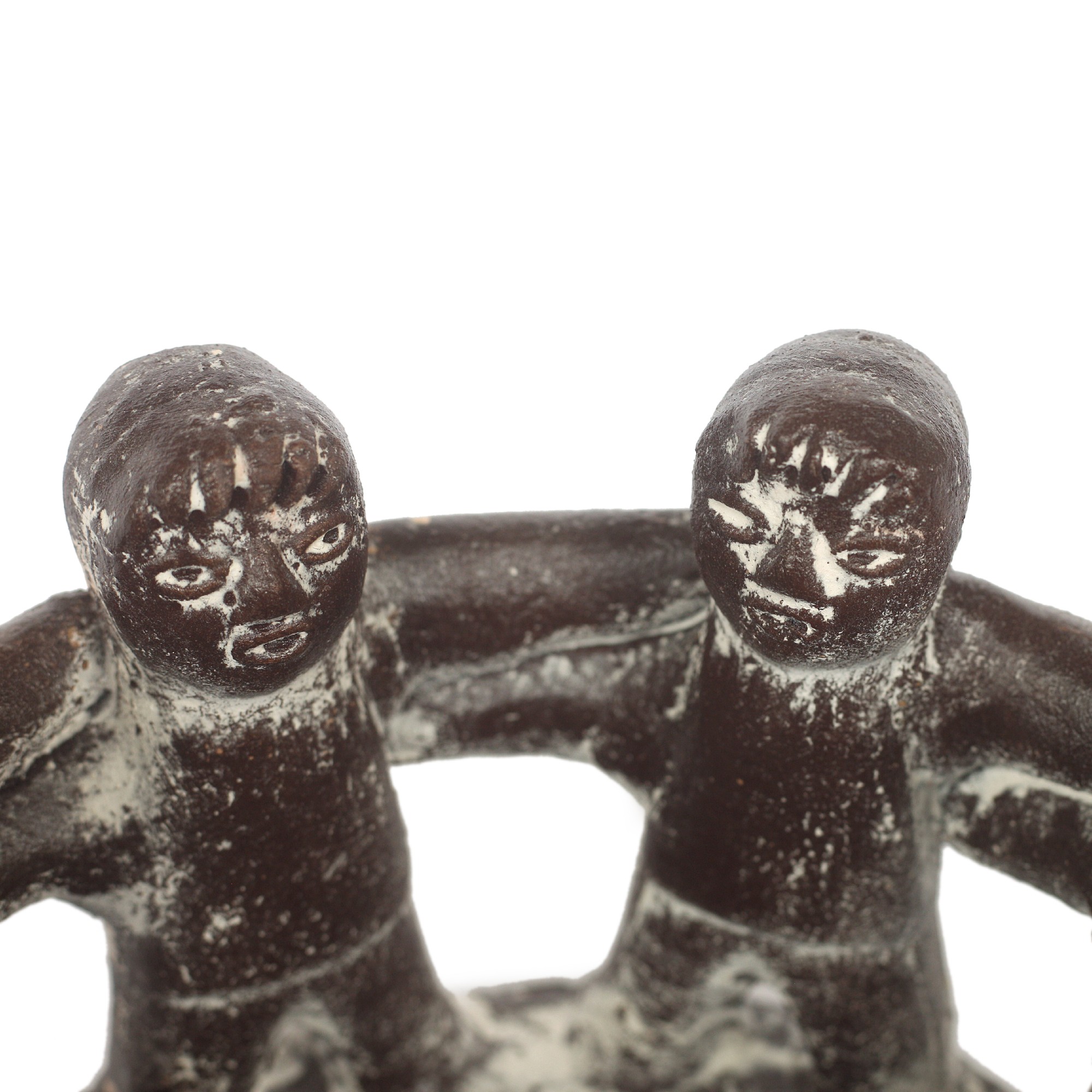 Kerzenhalter 'Friendship Circle 7', braun, Ø 19 cm, H 13 cm von fischer's lagerhaus