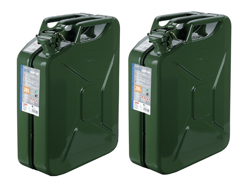 Lampa 20 liter metalen jerrycan - Set van 2