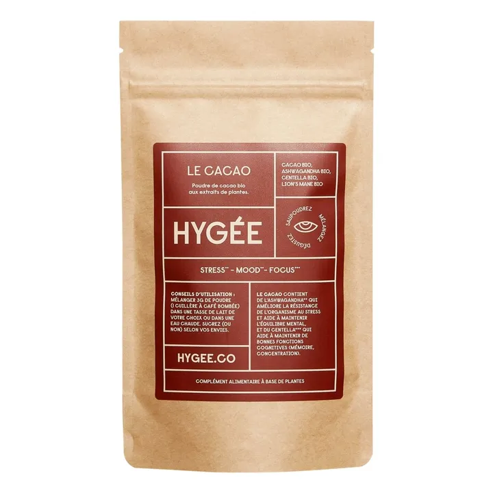 Hygée Le cacao Poudre adaptogène - 75g