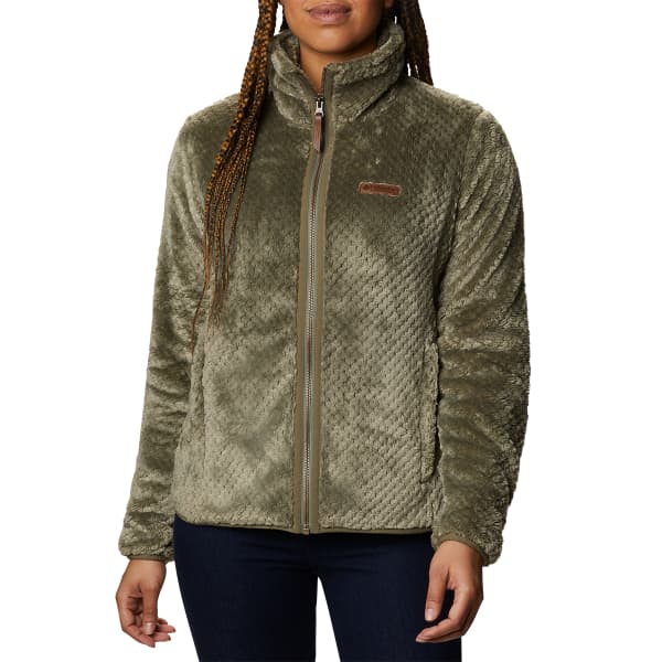 Veste polaire COLUMBIA FIRE SIDE II SHERPA FULL ZIP STONE GREEN