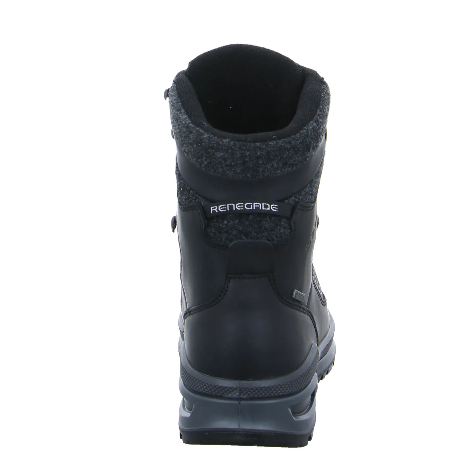 LOWA Snowboots Schwarz Leder