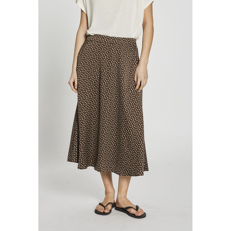Bruuns Bazaar AcaciaBBAmattas skirt Brown/cream dot p