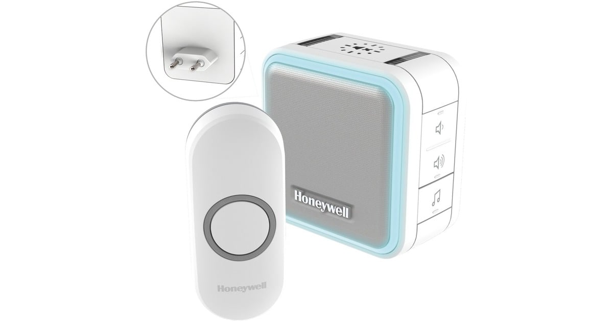HoneywellDC515NP2 Draadloze, plug-in deurbel   (Wit)