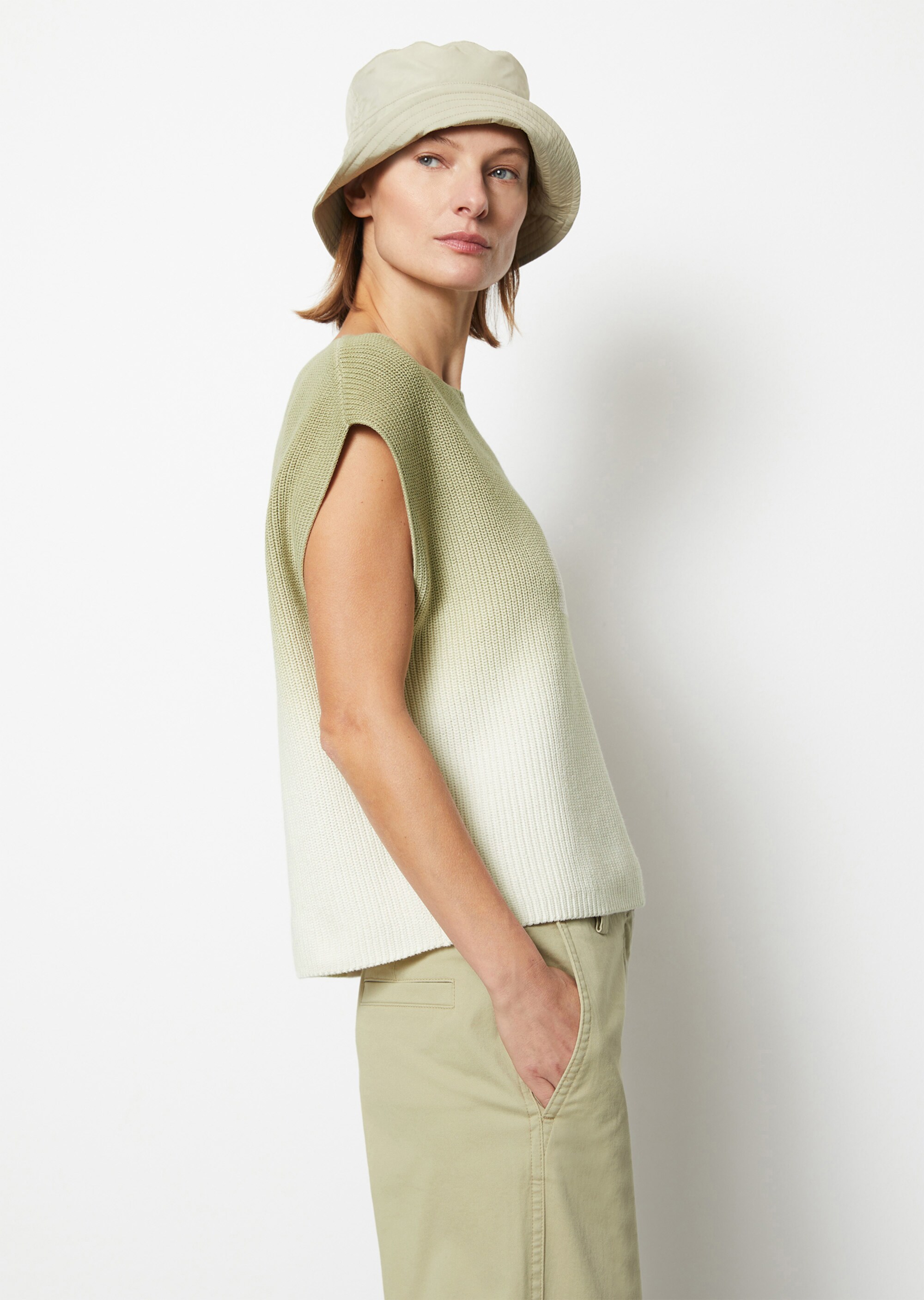 Ärmelloser Pullover looseaus Organic Cotton