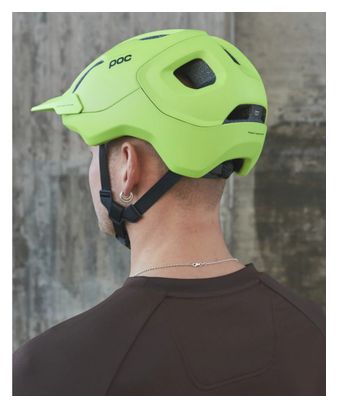 Casque POC Axion Jaune Fluo/vert Matt
