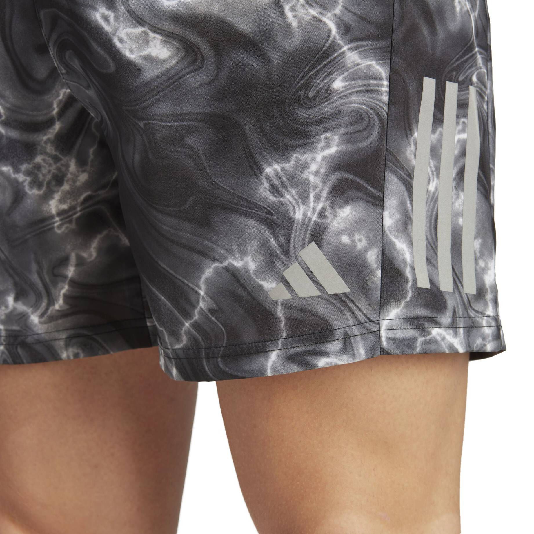 adidas Performance| Laufshorts mit Innenhose OWN THE RUN ALLOVER PRINT 7IN SHORT