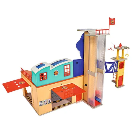 Simba Feuerwehrmann Sam Mega Feuerwehrstation XXL, mit Licht und Sound