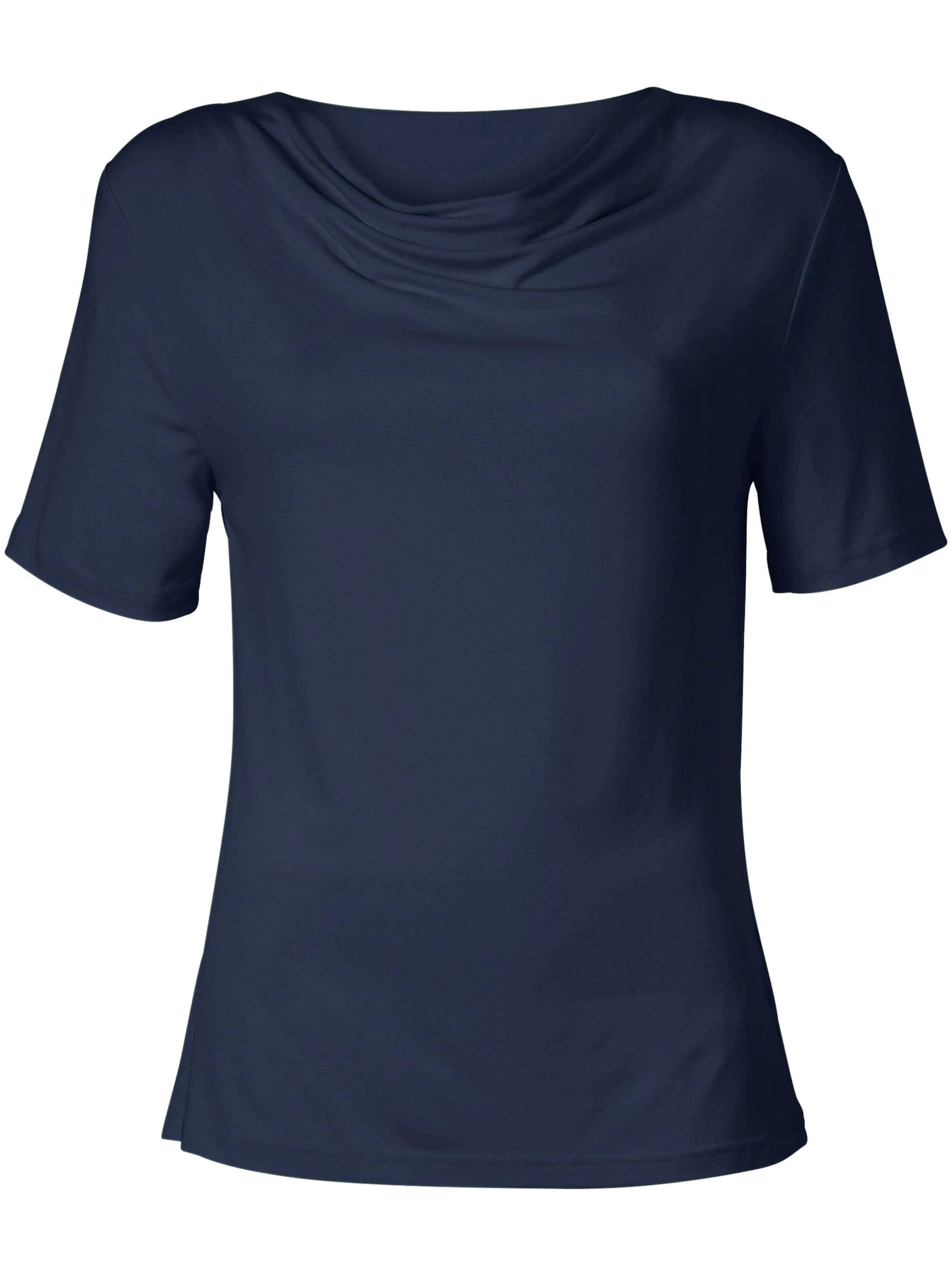 Wasserfallshirt in marine
