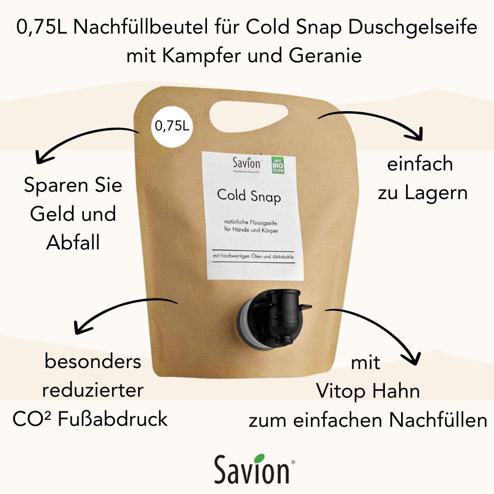 Savion Nachfüllbeutel - Cold Snap