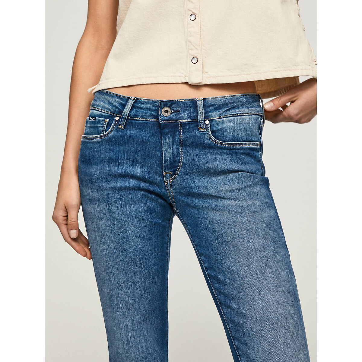 PEPE JEANS<br>Calças jeans skinny SOHO para todos os tamanhos