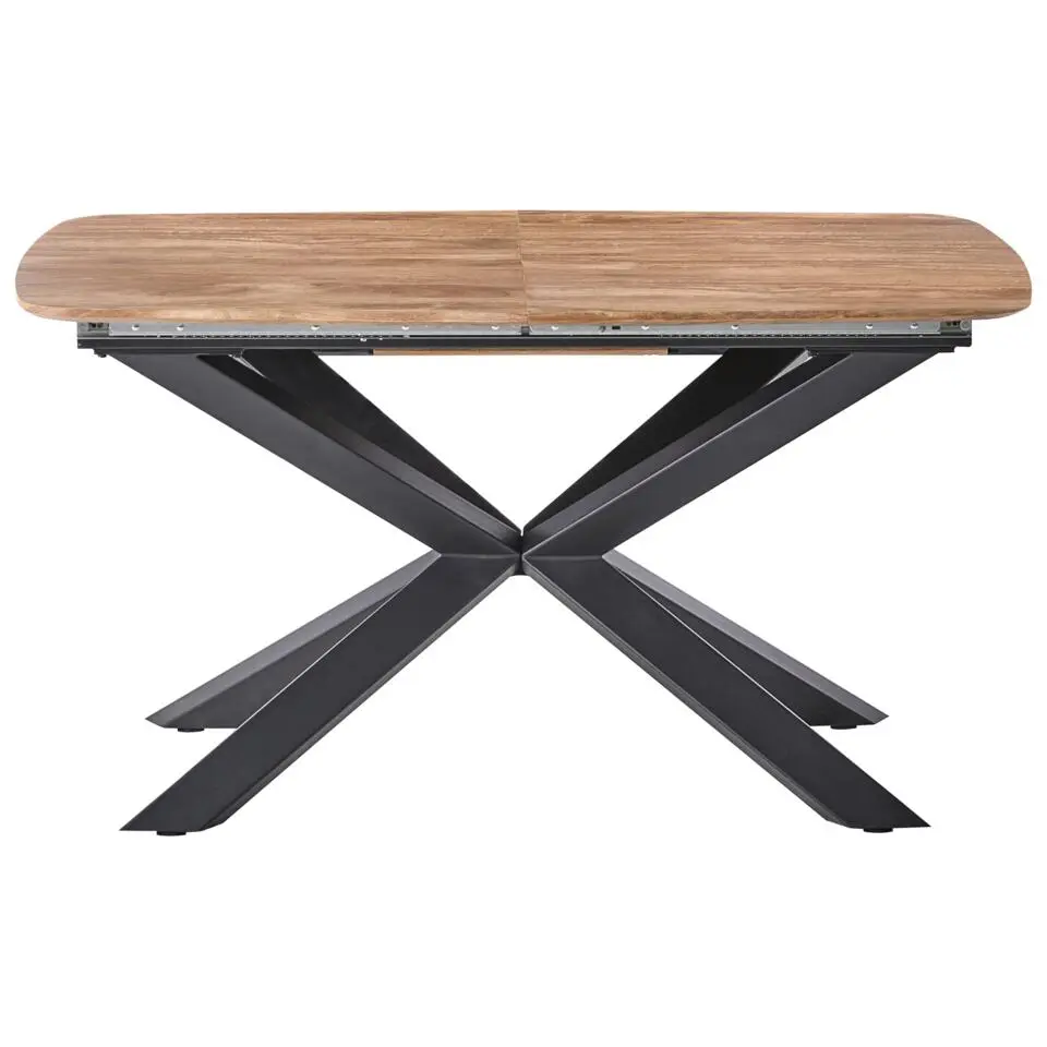 GAIRDNER - Eettafel uitschuifbaar - Bruin - 140/180 x 90 cm - MDF