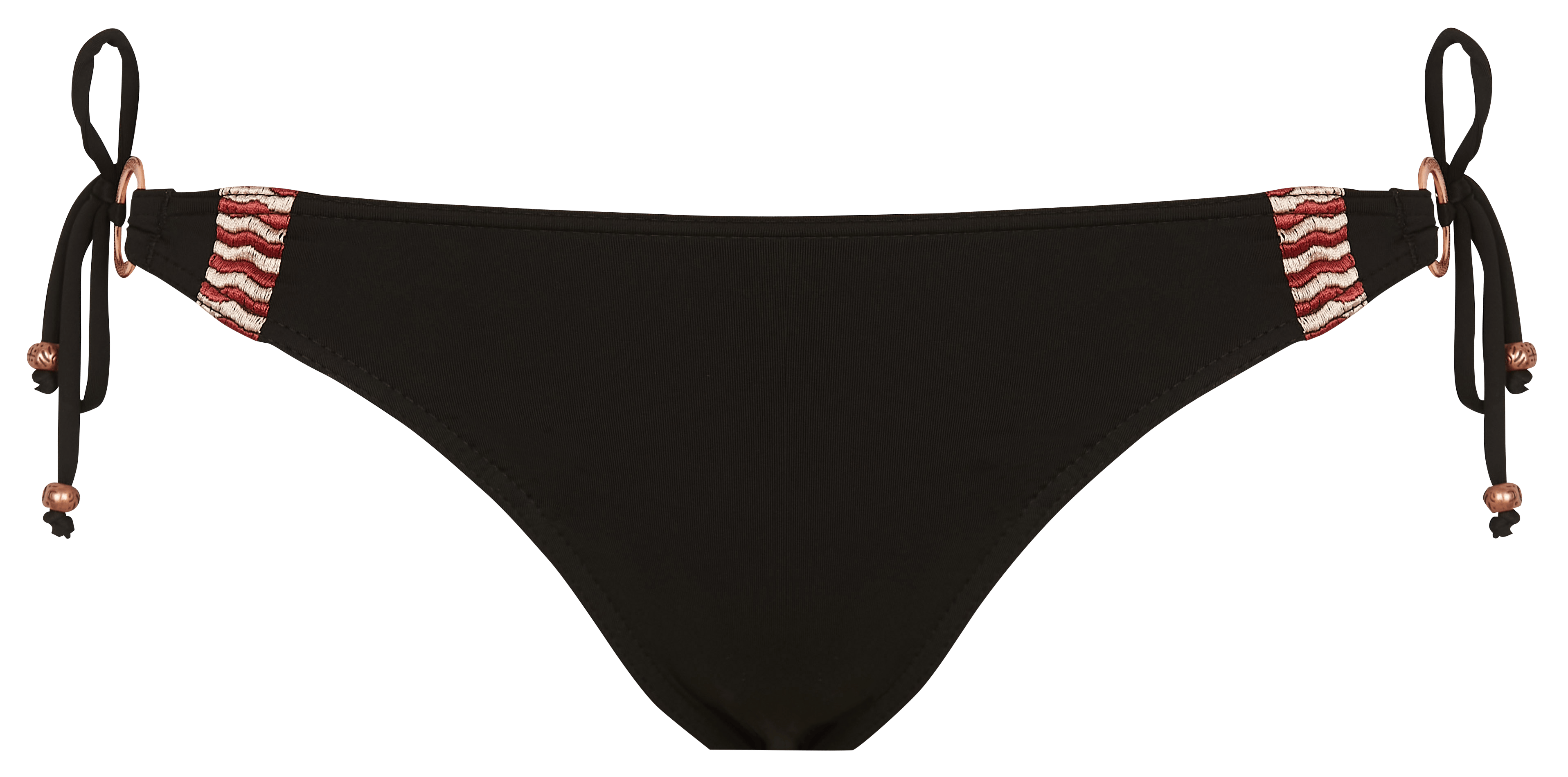 AGULA - Ensemble de maillot de bain triangle sérigraphié | Noir