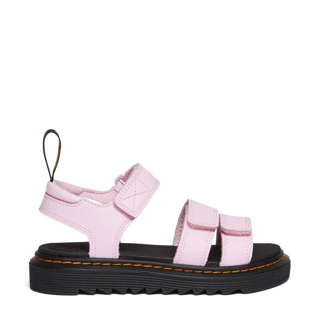 Dr. Martens Klaireleren sandalen roze