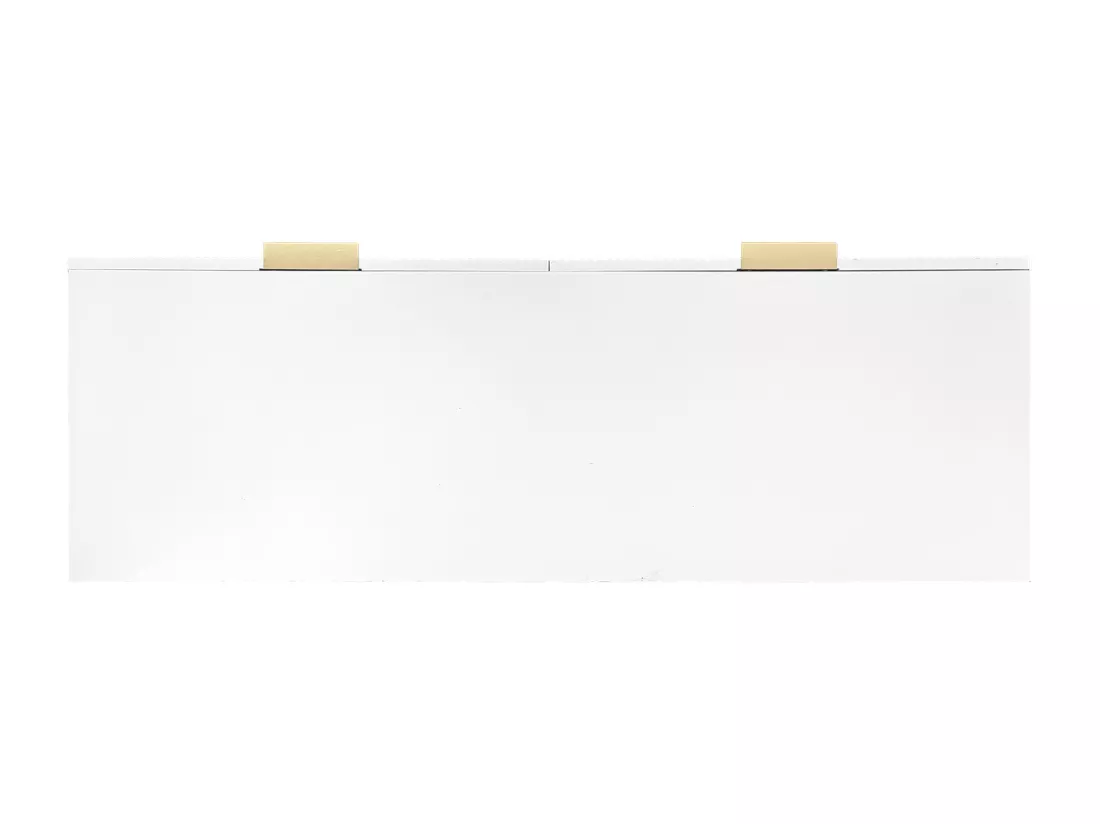 Commode avec 6 tiroirs - 120 x 40 x 77 cm - Panneaux de particules - pour salon, chambre - Couleur blanc