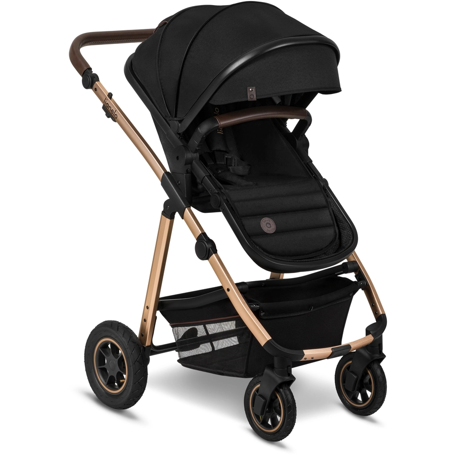 lionelo Kombikinderwagen Amber 3 in 1 Black Onyx