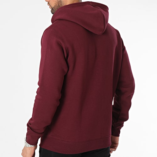 Sweat Zippé Capuche Essential IL3812 Bordeaux