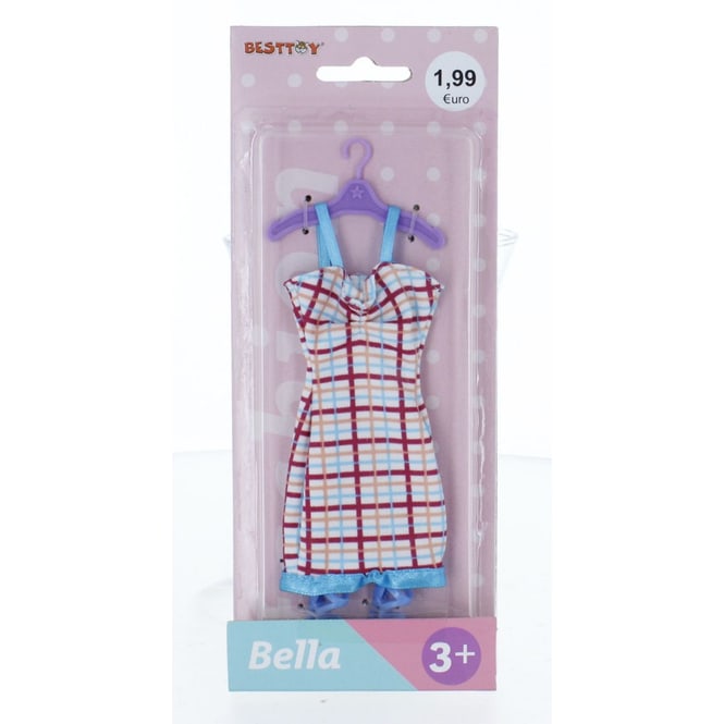 Besttoy - Modepuppenkleid - Sommerkleid - Kariert