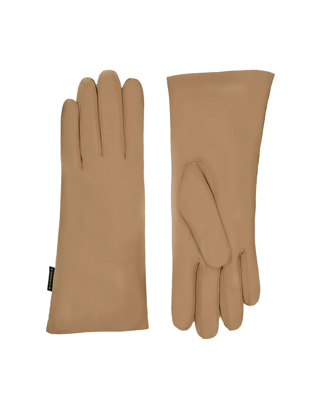 Rhanders Handsker  Full Piqué lamb skindhandsker  - camel