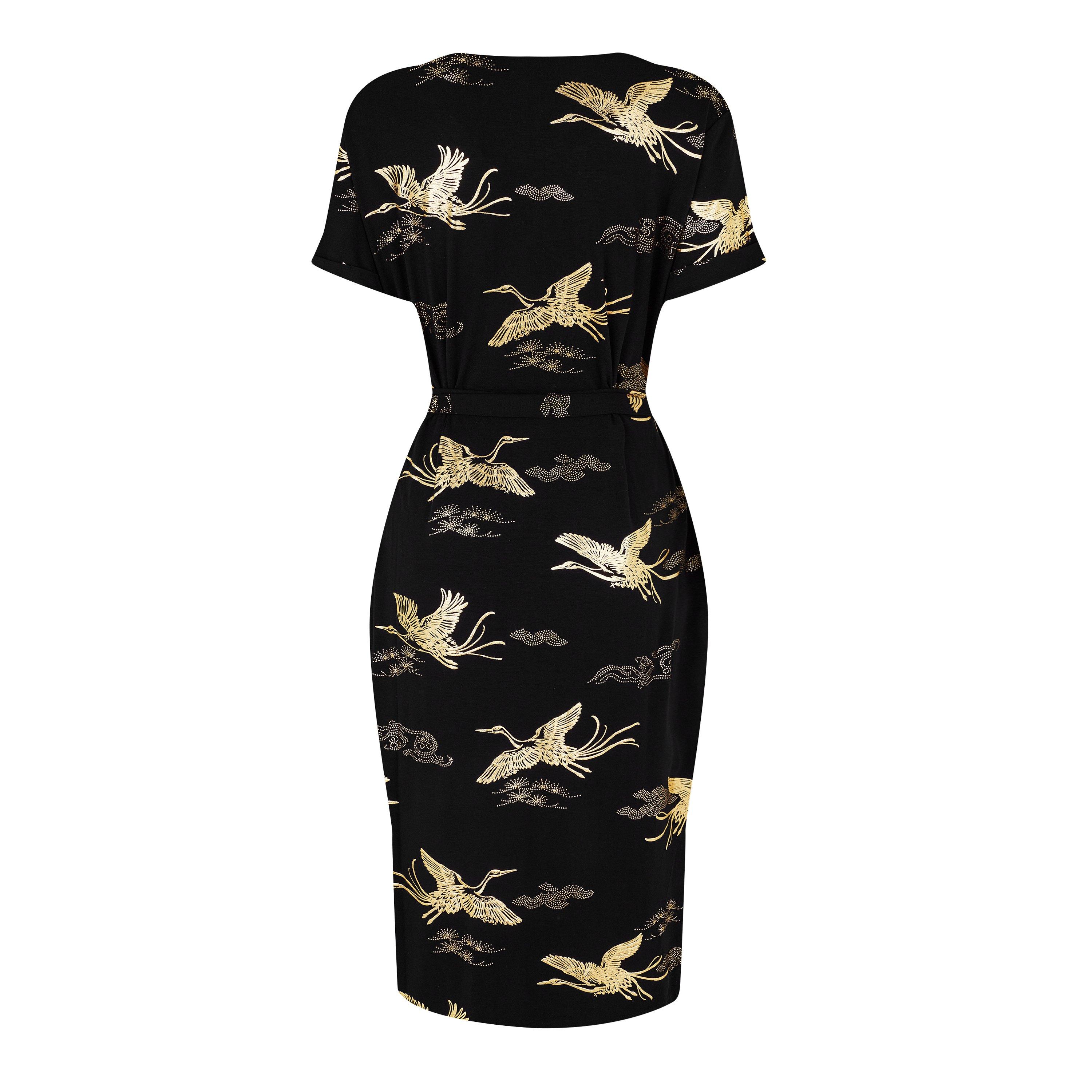 Biba Foil Printed Dress