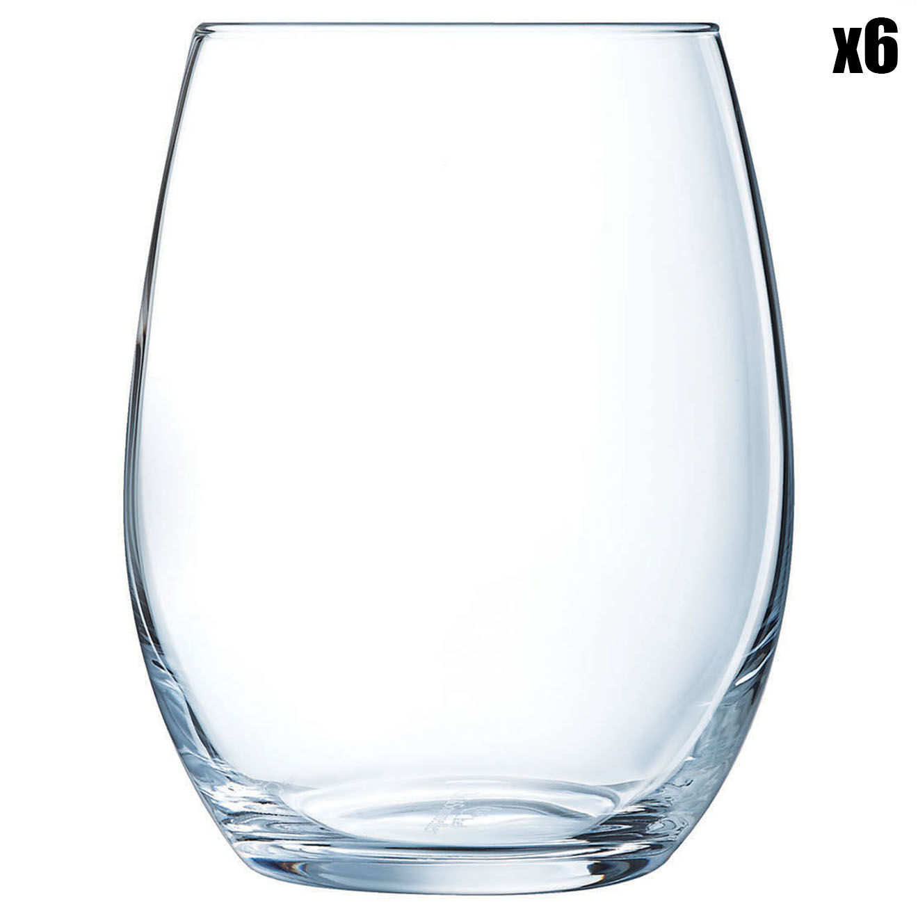 Chef & Sommelier 6 Verres haut Primary transparents - 36 cl