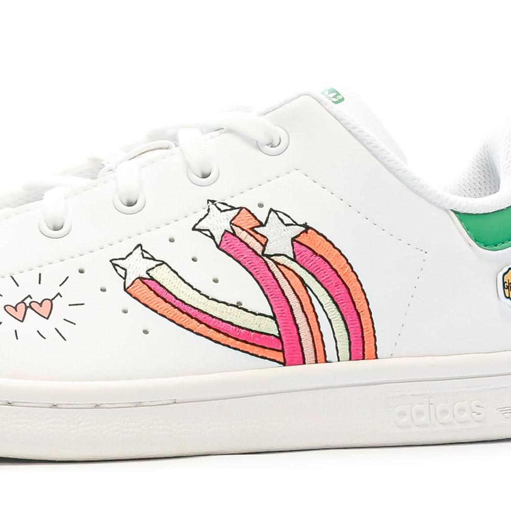 Adidas Baskets Blanches Fille Adidas Stan Smith FX5977