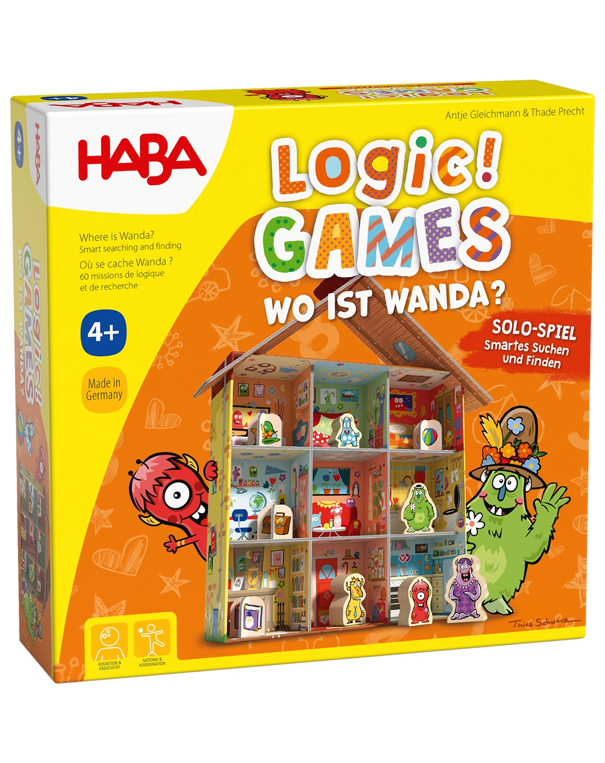 Denkspiel LOGIC! GAMES - WO IST WANDA? in bunt