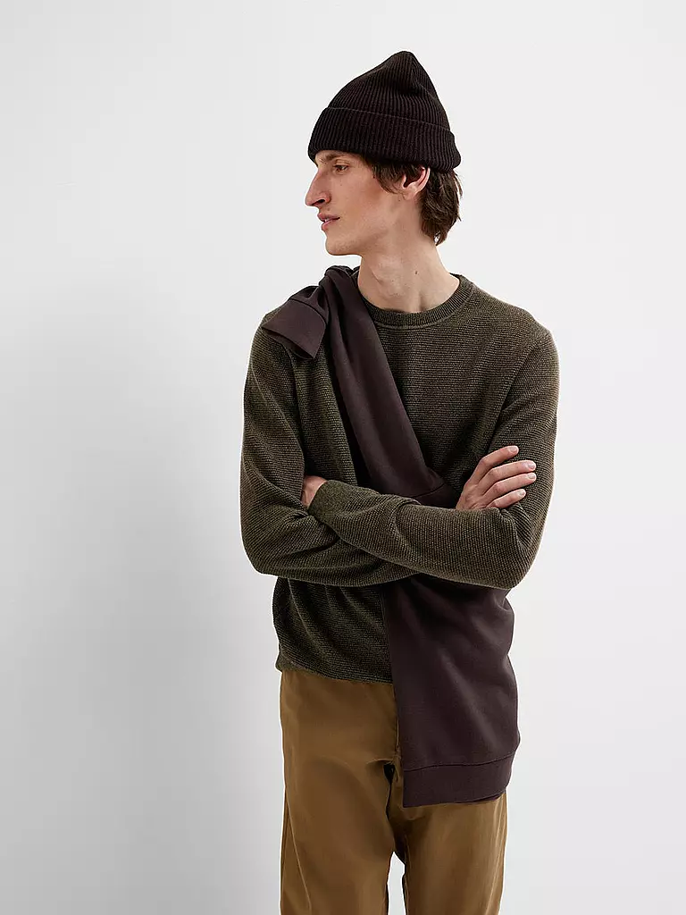 SELECTED Pullover SLHROSS olive
